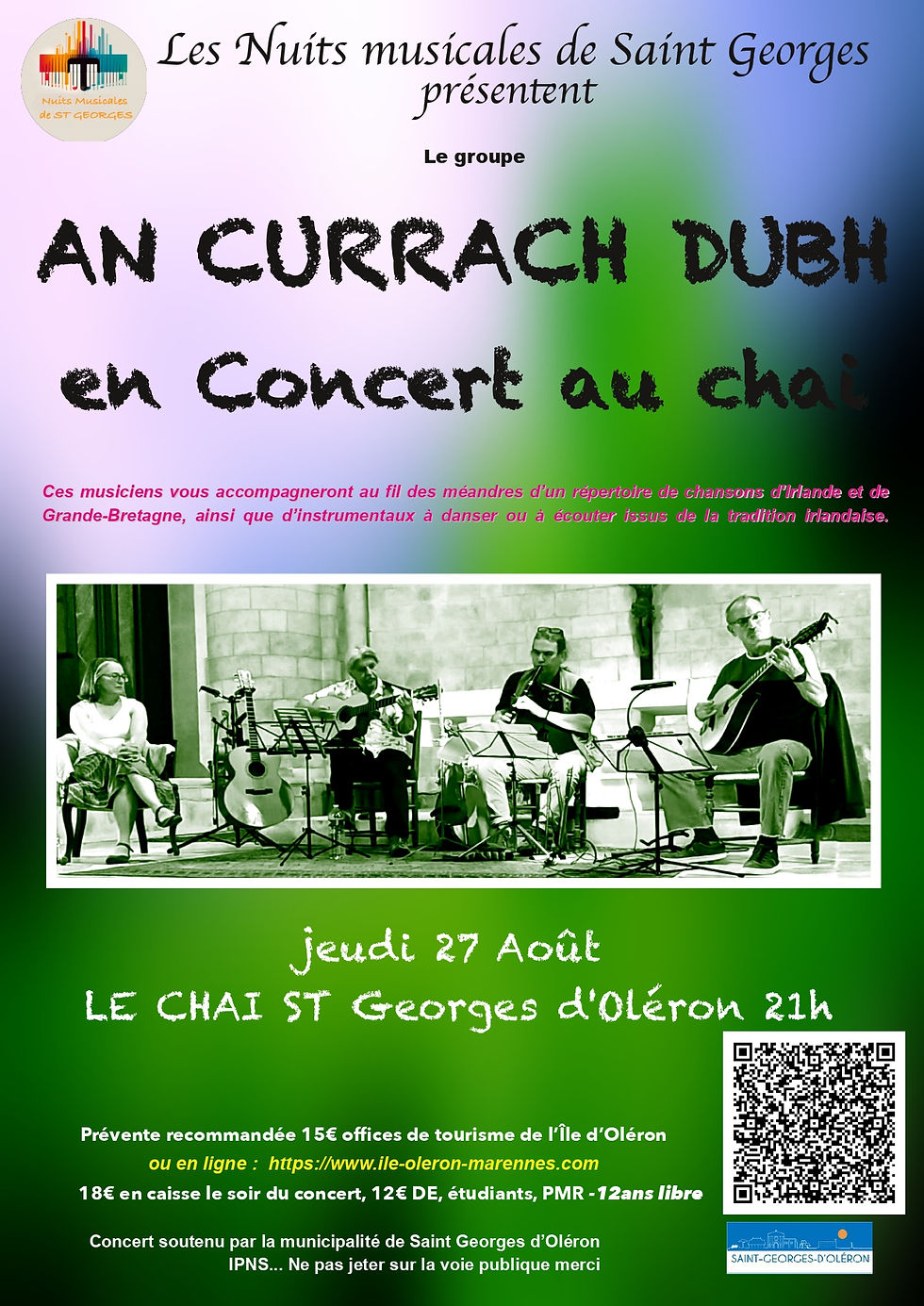 Concert groupe AN CURRACH DUBH