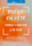 Poésie en fête