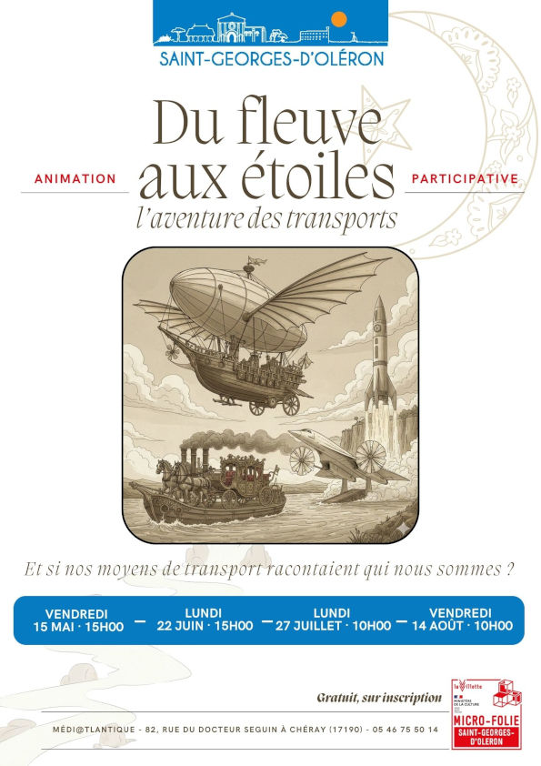 Du fleuve aux étoiles, l'aventure des transports