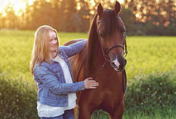 WV Ponasis+ & his owner, Kaitlyn Payne