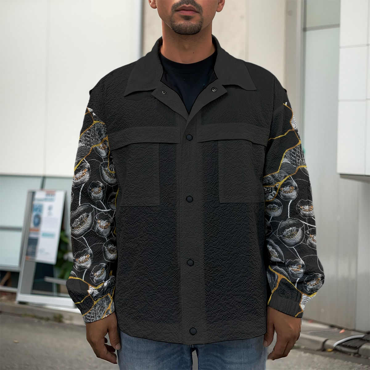 Black 9th Casual Lapel Jacket