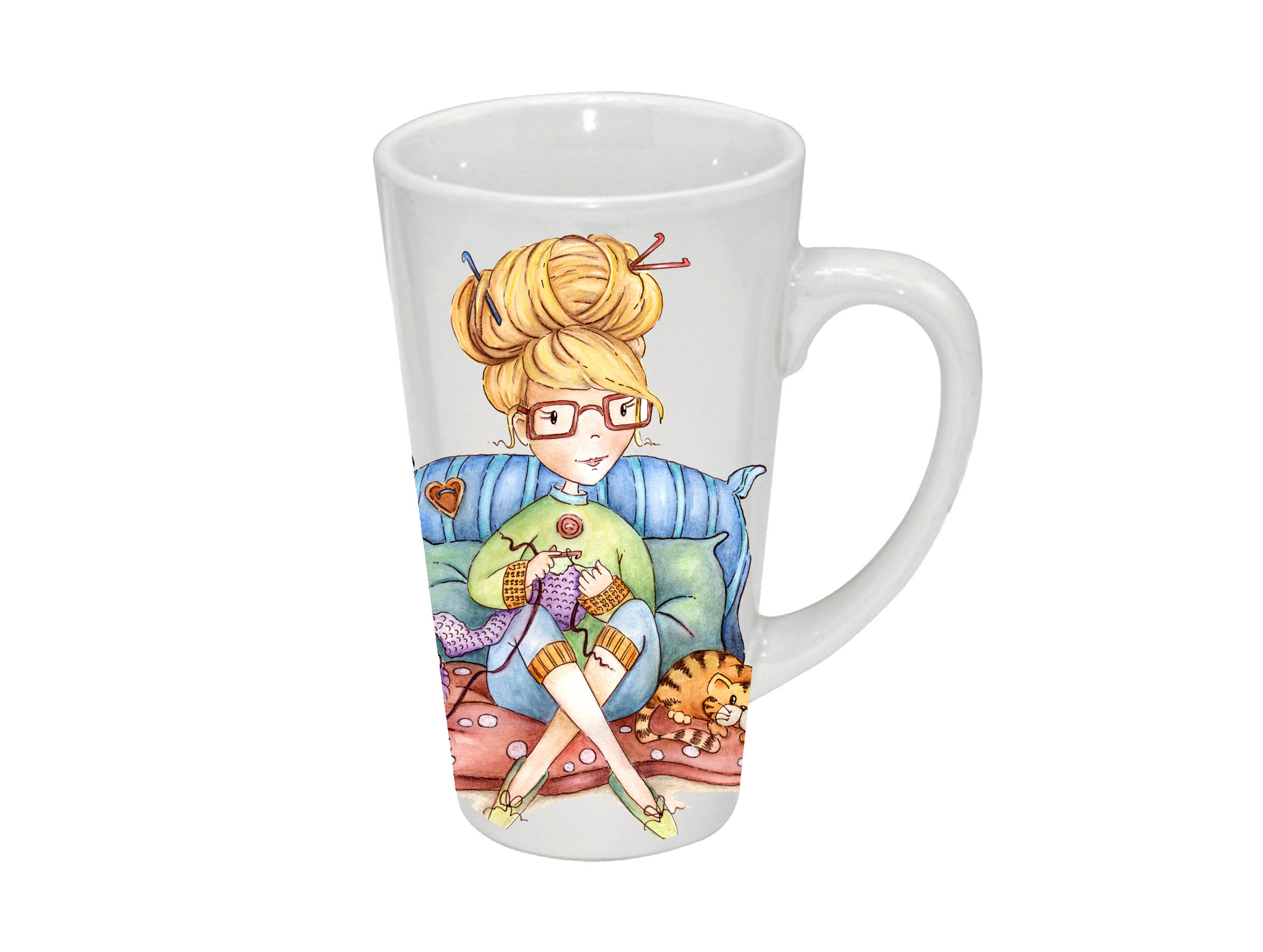 Tasse - La crocheteuse