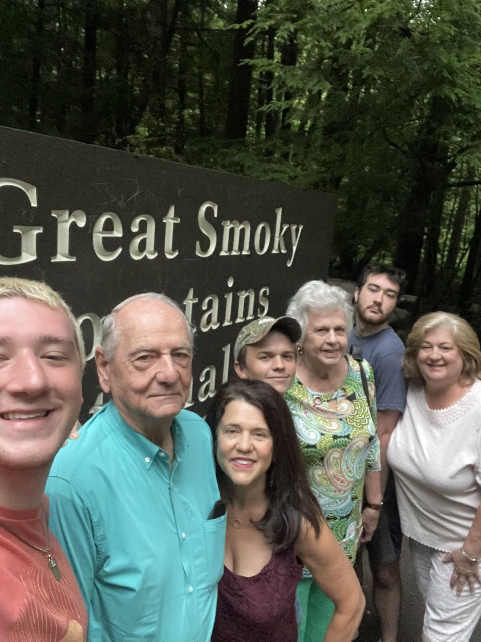 My family in the Great Smoky Mountains National Park