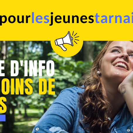👀 L'INFO JEUNES TARN EN 1 MIN TOP CHRONO !