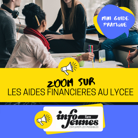 🏳️ QUELLES AIDES FINANCIERES AU LYCEE ?