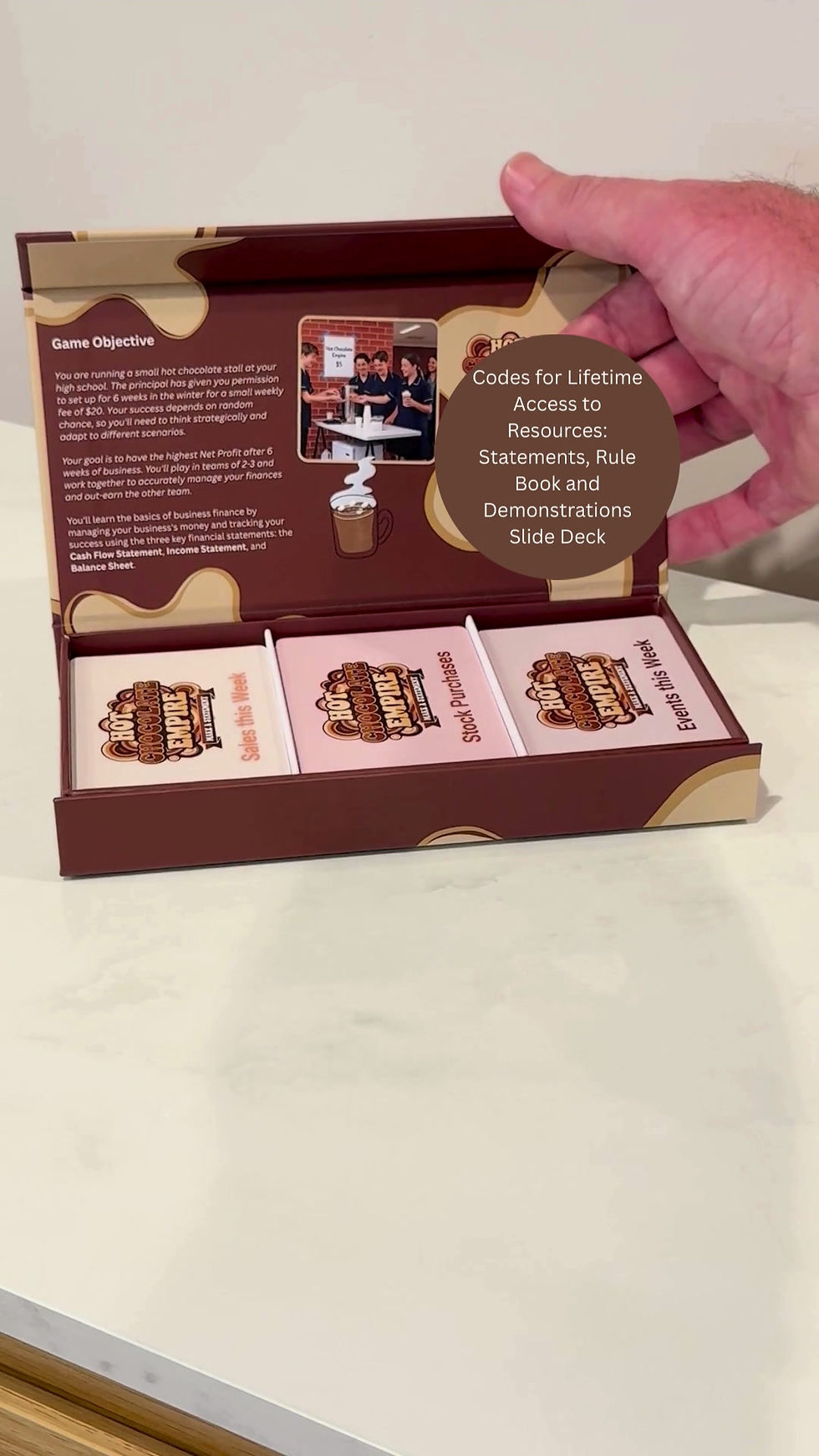 Thumbnail: Hot Chocolate Empire - Business Game to Master Financial Statements