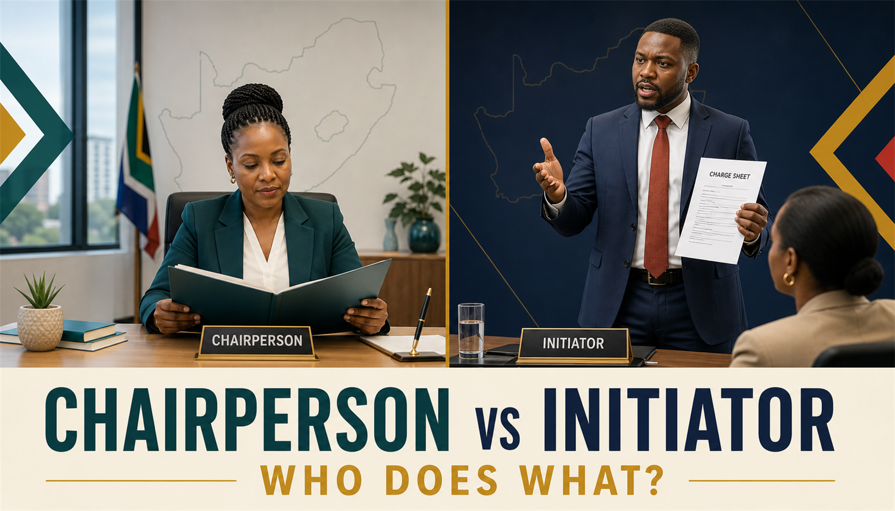 Chairperson vs Initiator in a Disciplinary Hearing: Who Does What