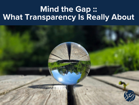 Mind the Gap :: What Transparency Is Really About
