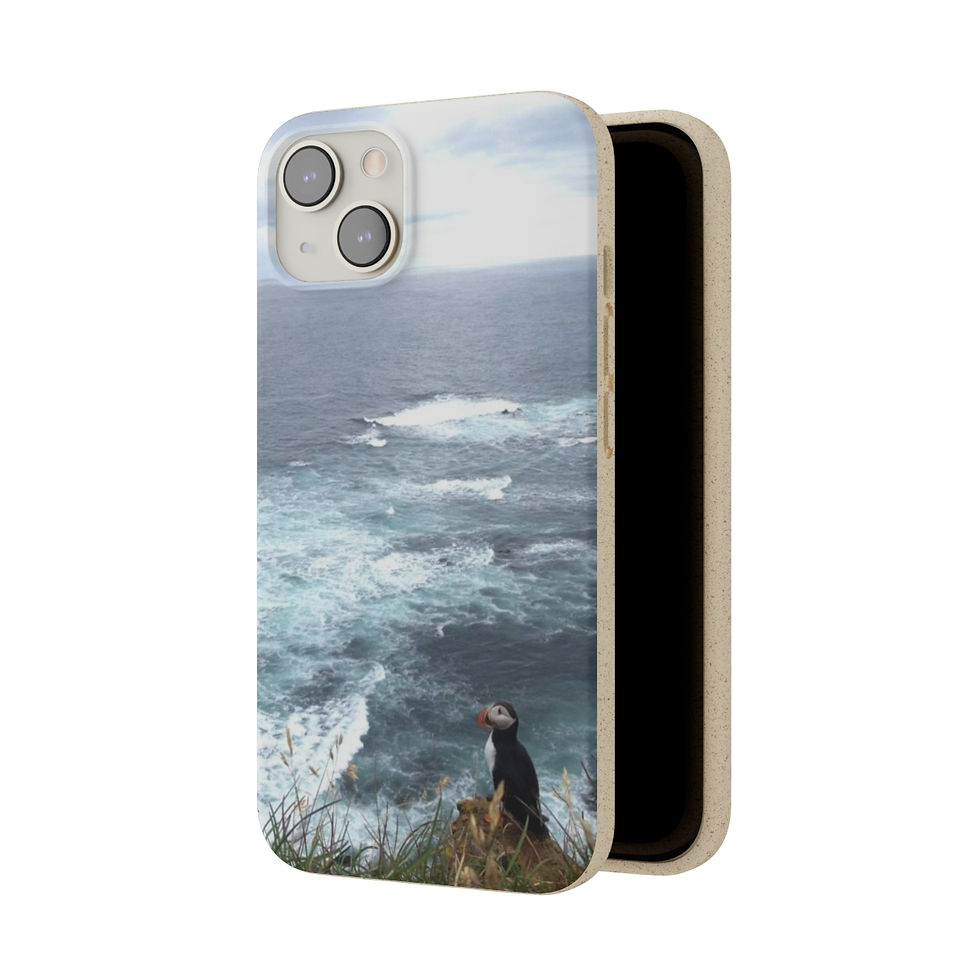 Thumbnail: Biodegradable Phone Case: Mighty Puffin