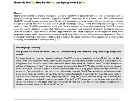 Exploring User Attitudes and Trust Toward ChatGPT as a Social Actor: A UTAUT-Based Analysis