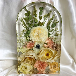 Preservation of bride bouquet- Large arch