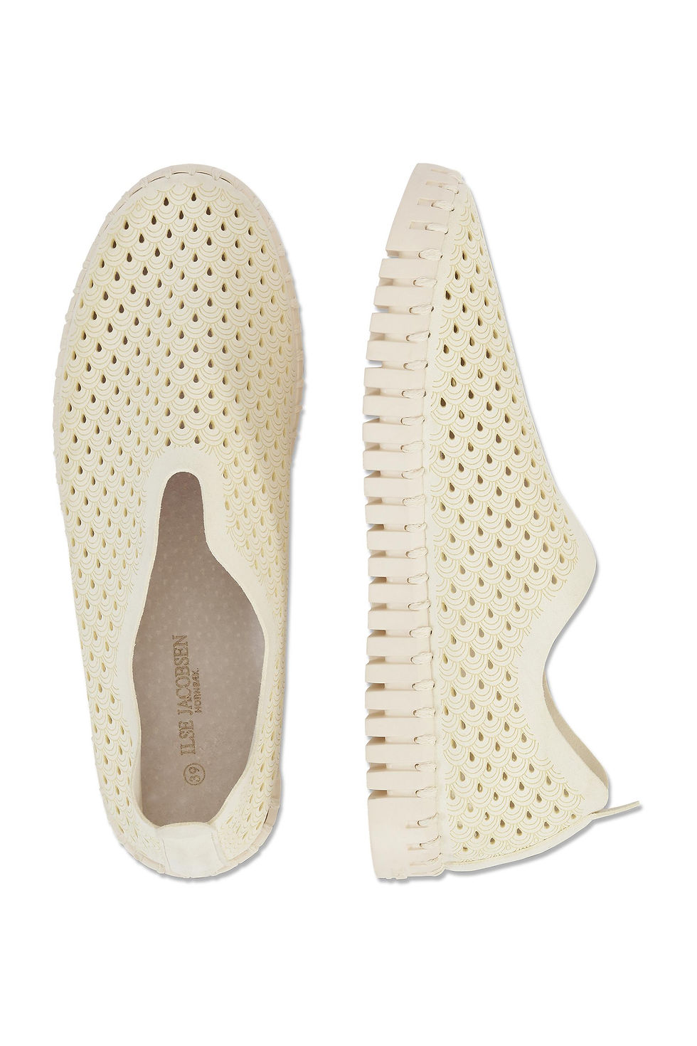 Thumbnail: Ilse Jacobsen Footwear Tulip Flats - Milk Creme TULIP3275