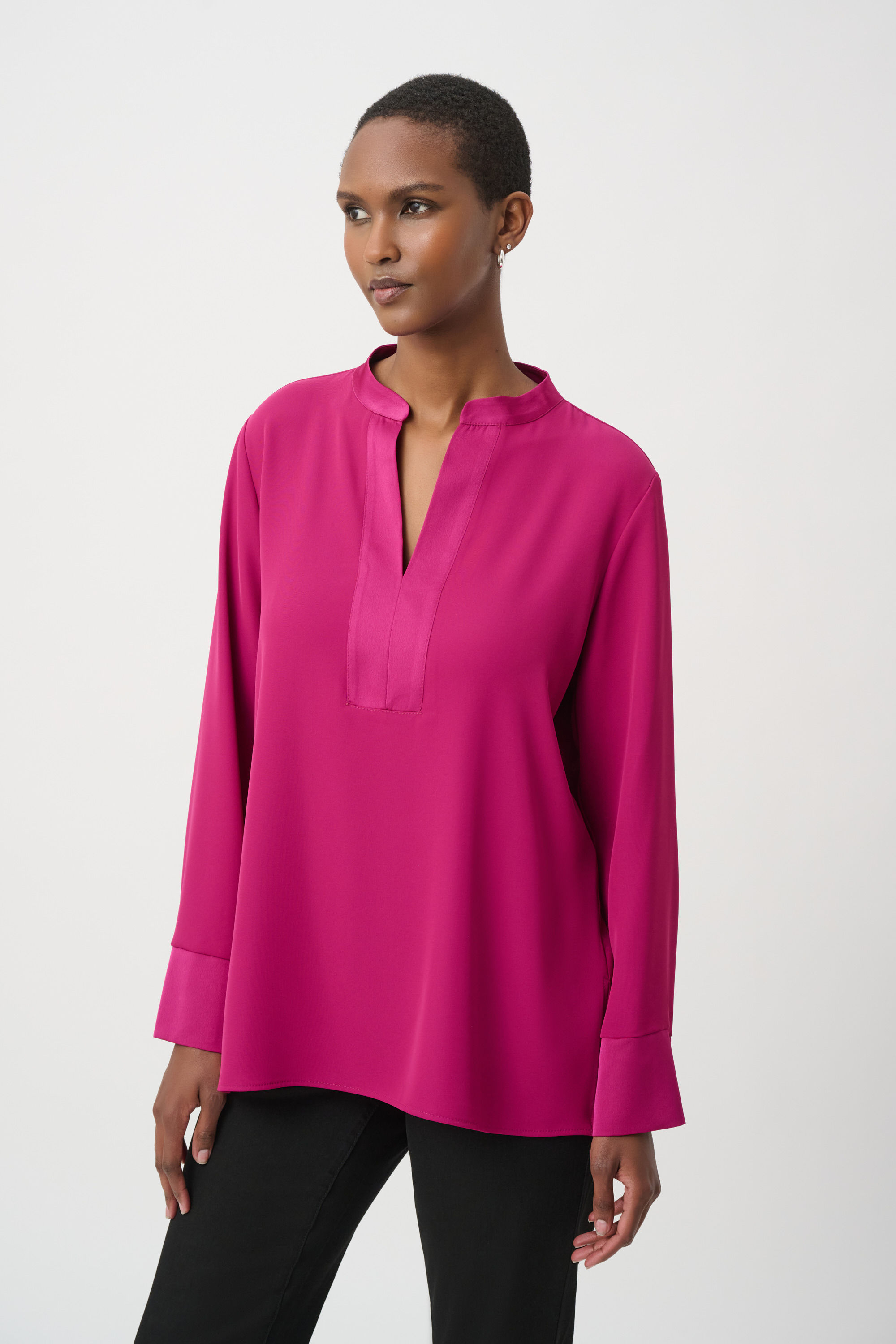 Joseph Ribkoff Long Sleeve Stand Collar Tunic 264022