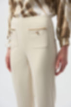 Thumbnail: Joseph Ribkoff Scuba Crepe Straight Pull-On Trouser 254043