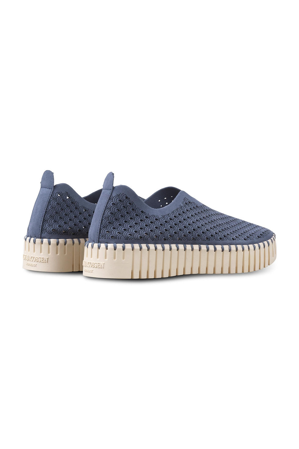 Thumbnail: Ilse Jacobsen Footwear Tulip Platform Flats - Ombre Blue TULIP3373
