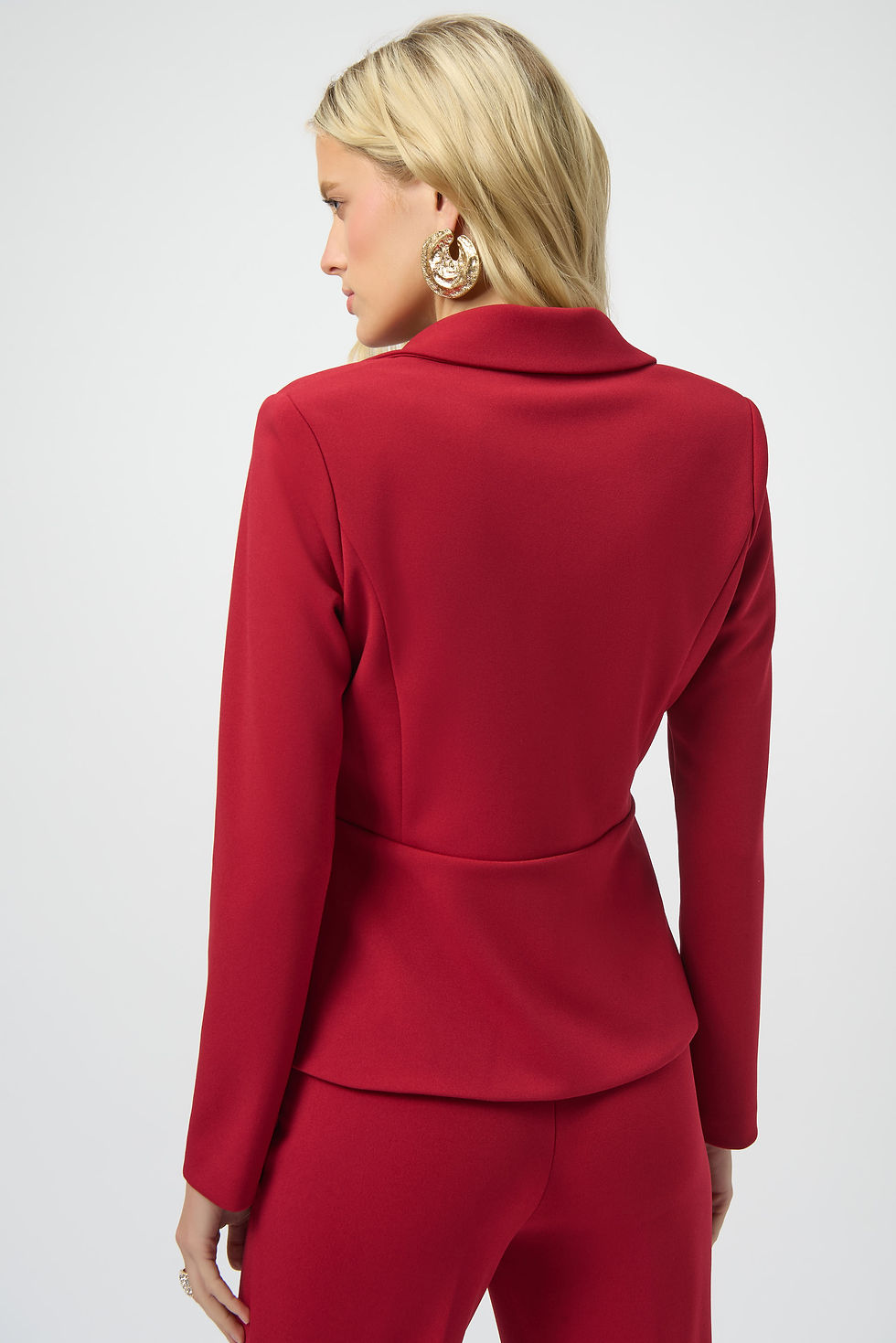 Thumbnail: Joseph Ribkoff Scuba Crepe Peplum Blazer 254121