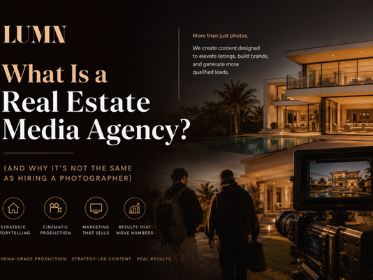 What Is a Real Estate Media Agency? (And Why It's Not the Same as Hiring a Photographer)