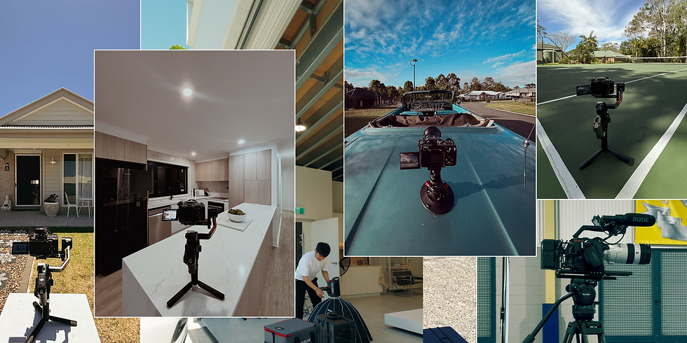 Cinematic video production gear for property, business, and brand content