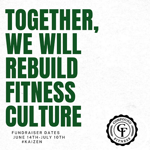 together, we will rebuild fitness cultur