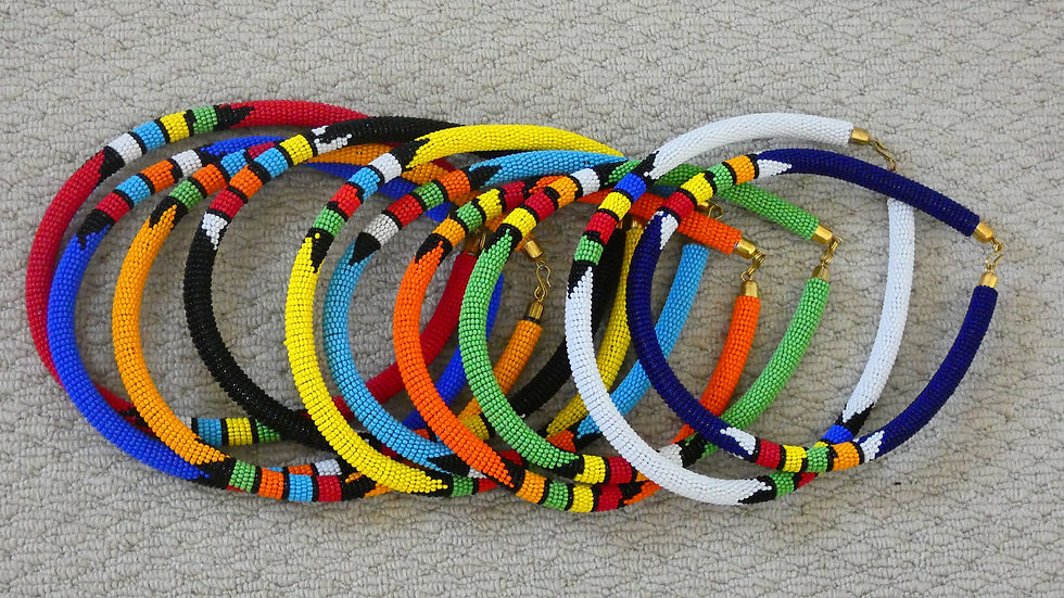 Thumbnail: Ashanti Tube Statement Necklaces