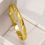 Thumbnail: Dropshipping Exquisite Design Stainless Steel Modern Women Bangle Fashion Jewelr