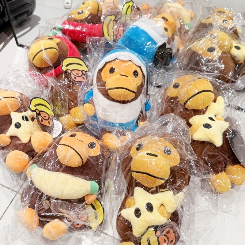 Japanese Cute Monkey Bag Kids Parent-Child Mushroom Cartoon Mobile Phone Bag Kaw