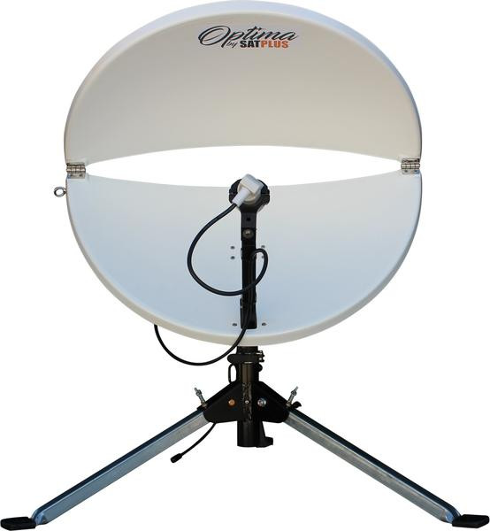 Optima fibreglass fold in half dish