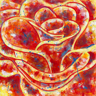 Mandy Lacy artwork Red Rose