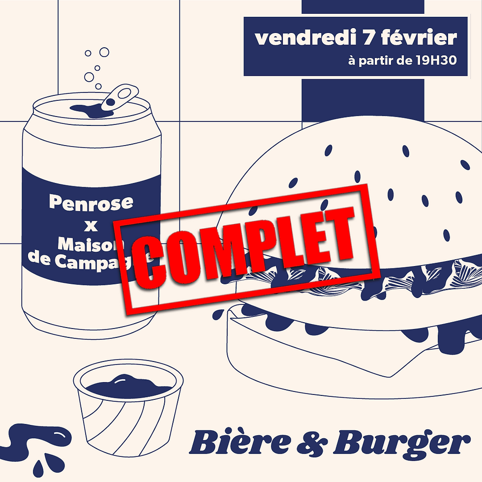 SOIREE BIÈRE & BURGER AU MILIEU DES FERMENTEURS