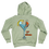 Thumbnail: Oil Green Shrimple Hoodie Back
