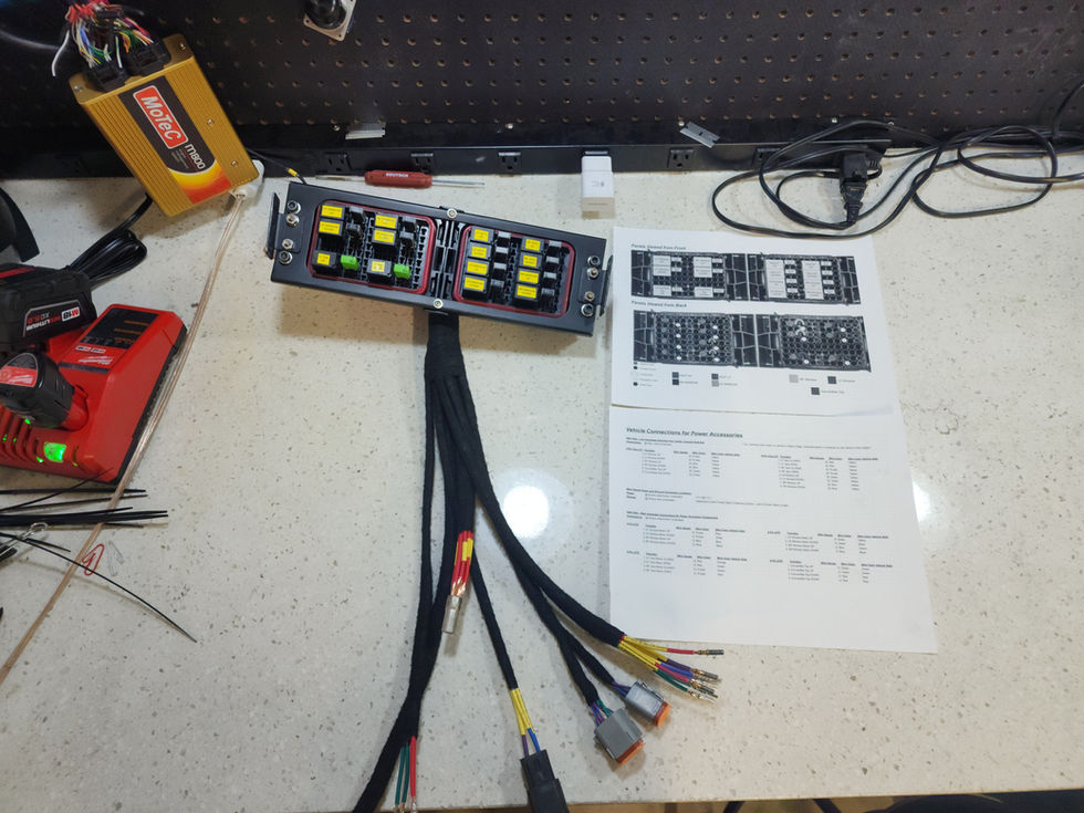 Power Accessories Panel Ready for Install!