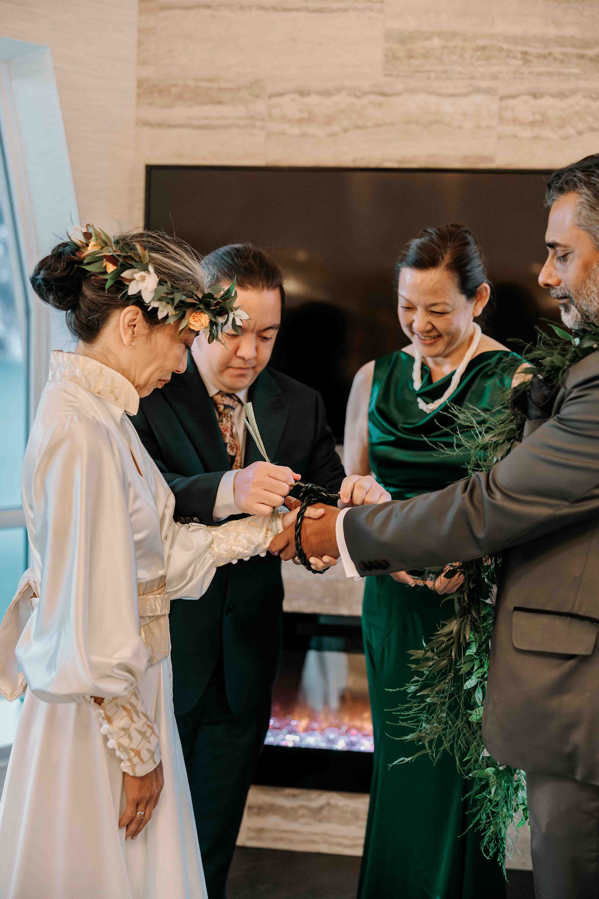 Wedding ceremony at Fairmont Chateau Lake Louise 