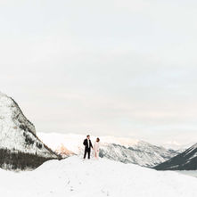 Winter Couples Session in Banff National Park