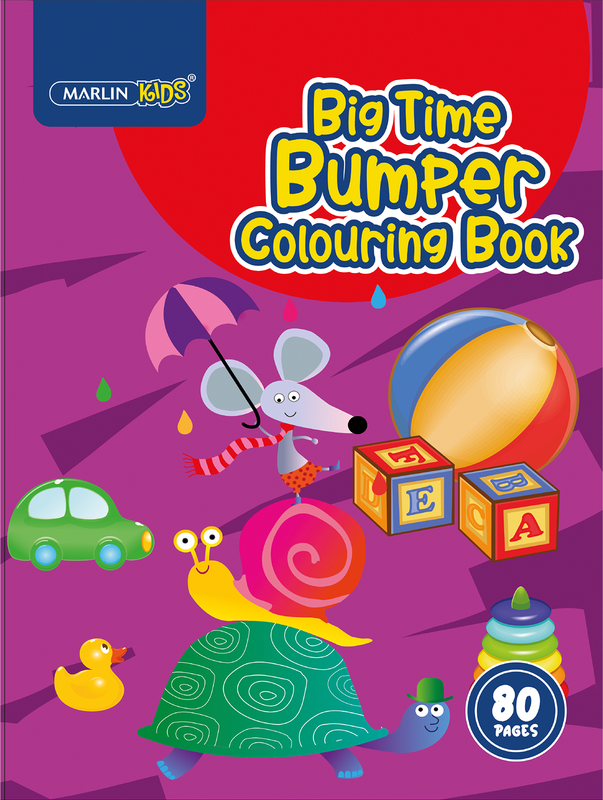 BIG TIME BUMPER COLOURING BOOK 80p