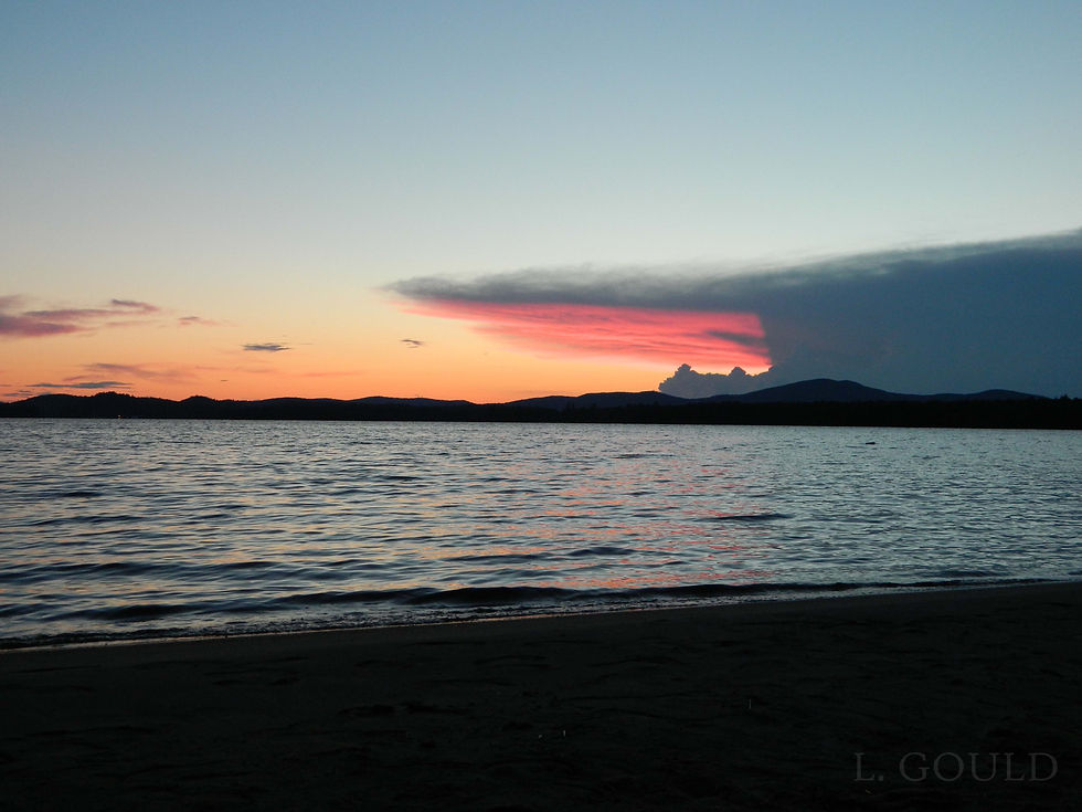 Sunset Raquette Lake