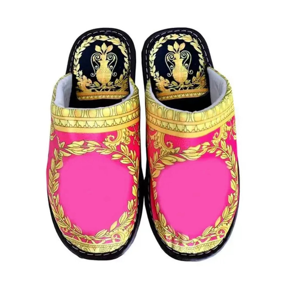 Thumbnail:  Versace Baroque Lounge slippers 