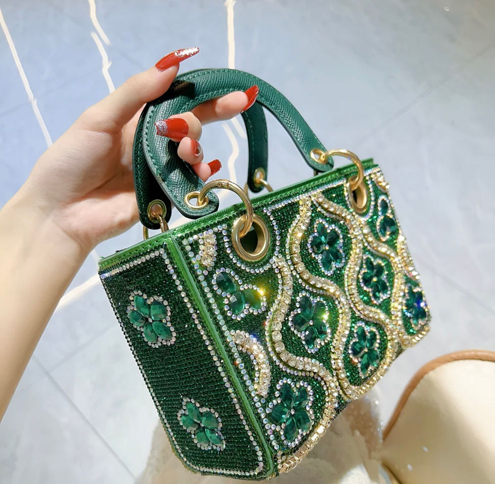Thumbnail: Kenta Emerald Handbag