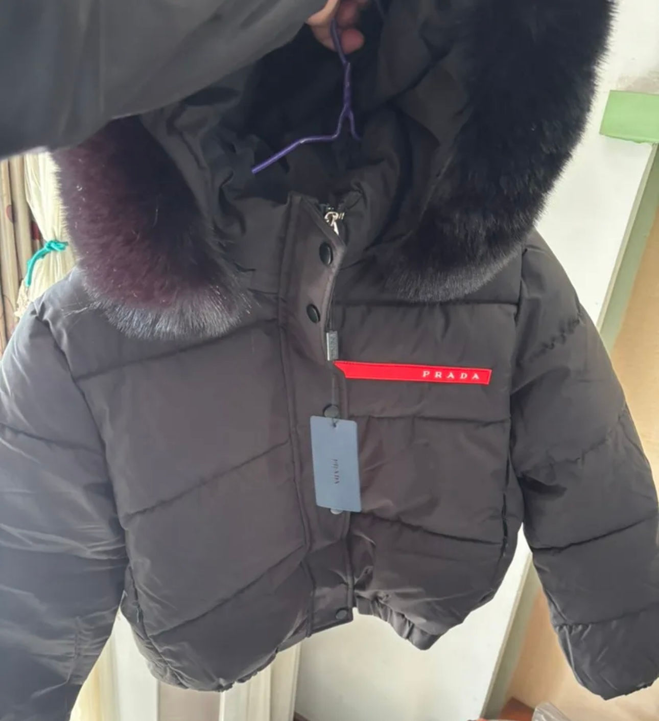 Prada. Designer winter Parka -Women’s with hood 