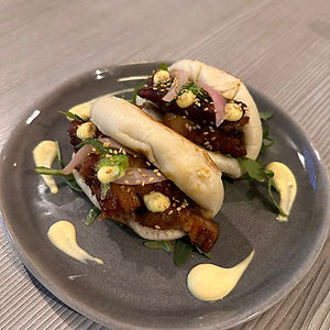 Pan Bao de cerdo lacado