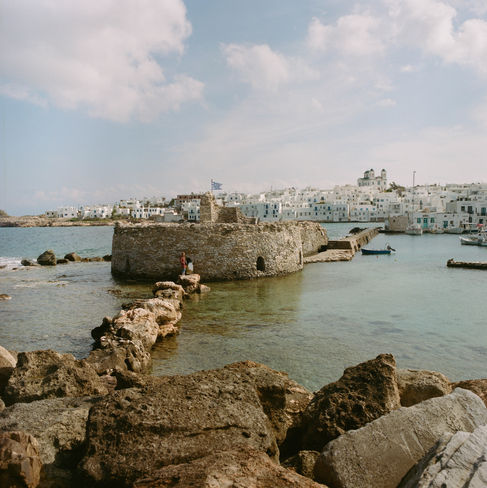 fine art photography series showing the landscape and villages of Paros Island, Greece.