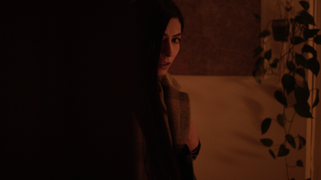 Cinematic still from Dohktar’am, shot by DOP Adam Kaiser-Lynch — capturing emotional portrait.