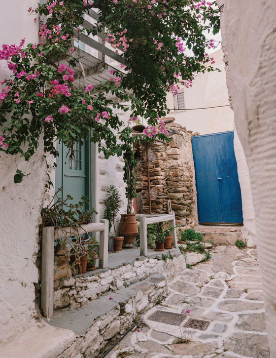 fine art photography series showing the landscape and villages of Paros Island, Greece.