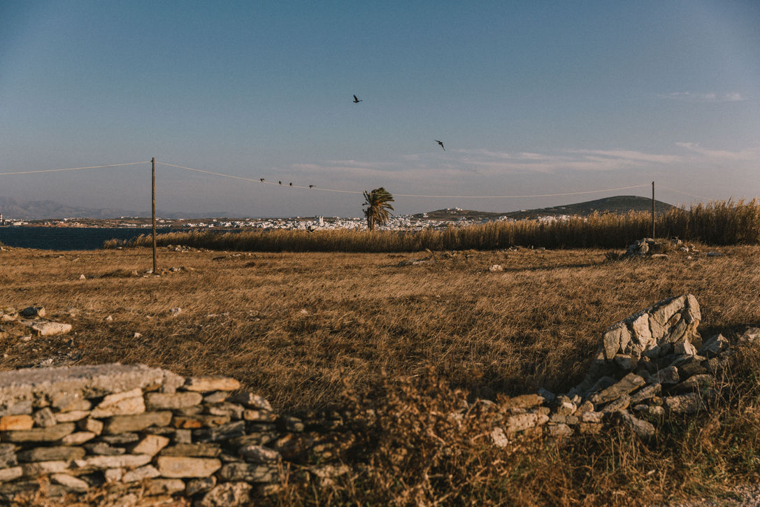 fine art photography series showing the landscape and villages of Paros Island, Greece.