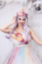 Heather's Pretty Parties generic character rainbow unicorn