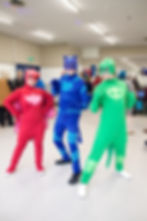 Heather's Pretty Parties superhero PJ heroes