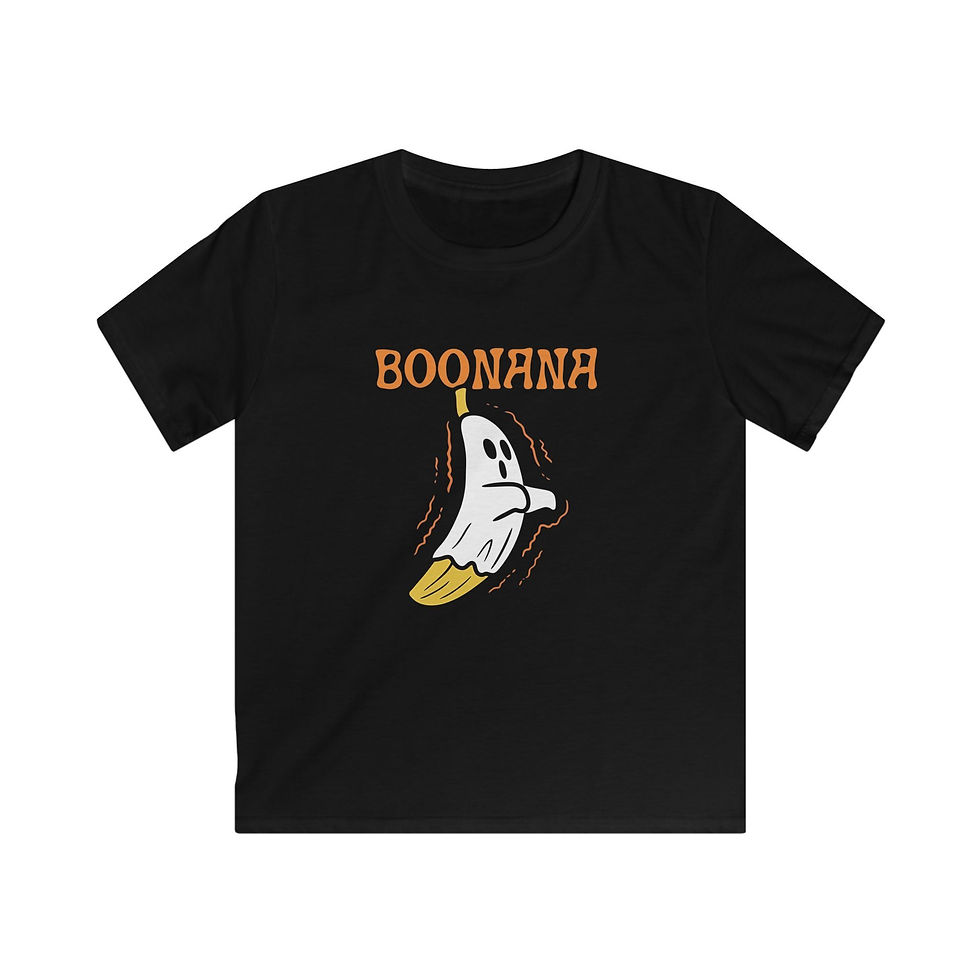 Thumbnail: "Boonana" Ghost Banana Kids Halloween Shirt