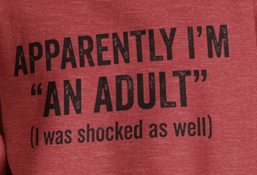 Adulting Crewneck Sweater