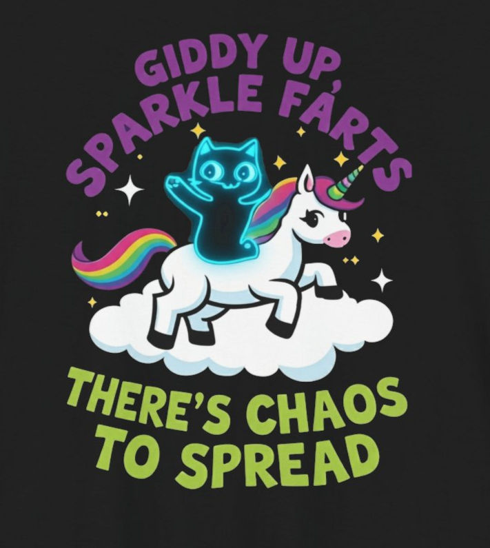 Giddy Up Sparkle Farts, There's Chaos to Spread