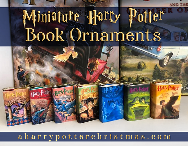 Miniature Harry Potter Illustrated Books x 6. 1:12 for dolls house