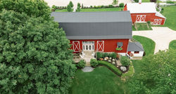 drone view Barn 1888